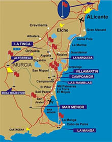 Where Is Costa Calida Spain Map - Map of world